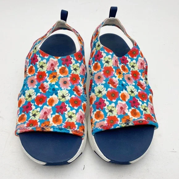 Skechers Arch Fit City Catch Navy Multi Floral Slingback Sandals 119354 Womens 7 - Picture 2 of 8